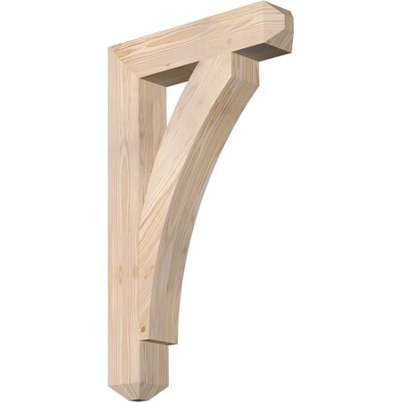 Ekena Millwork Thorton Craftsman Smooth Bracket, Douglas Fir, 3 1/2"W x 18"D x 30"H BKT04X18X30THR04SDF